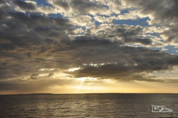 Fim de tarde em Caleta La Arena, a última travessia de balsa da Carretera Austral, no sul do Chile